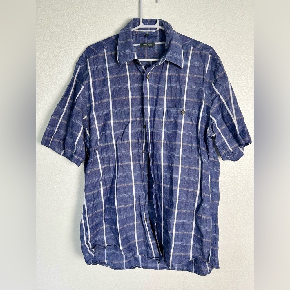 ROBERT LECAM PARIS * LONDON MEN'S DESIGNER CASUAL SHIRT SIZE M